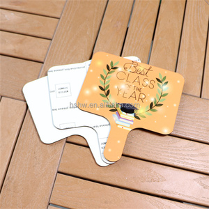 MDFSUB Palas <span class=keywords><strong>de</strong></span> mano <span class=keywords><strong>de</strong></span> MDF personalizadas, pintadas y para sublimación, en blanco, blancas, ecológicas, para iglesia, regalo conmemorativo, graduación y aficionados, DIY - Product Image 5