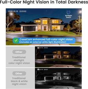 กล้องติดตั้ง WindowCam <span class=keywords><strong>Pro</strong></span> 2K 3MP รองรับ WiFi สองย่านความถี่ ภาพสีกลางคืนคมชัด ระบบตรวจจับความเคลื่อนไหวอัจฉริยะ พร้อมไฟสปอร์ตไลท์ ระบบรักษาความปลอดภัย - Product Image 3