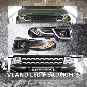 Faros LED para <span class=keywords><strong>FJ</strong></span> <span class=keywords><strong>Cruiser</strong></span> 2007-2023, Doble Haz con Rejilla, Señal de Giro Secuencial, VLAND Full LED, Lente Ahumada, Plug and Play 53100-35A30 - Product Image 5