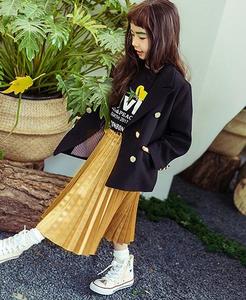 Dernière collection de jupes longues 2017 pour enfants, jupe taille haute de la boutique en ligne - Product Image 3
