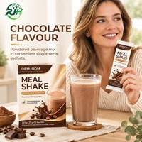 Poudre de shake diététique OEM saveur chocolat, à base de café vert naturel, substitut de repas pour une gestion facile du poids