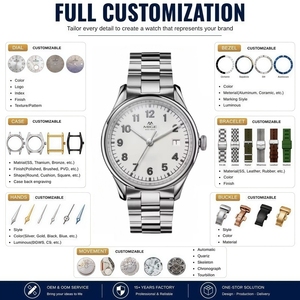 Proveedor OEM ODM, Reloj de Cuarzo Miyota Personalizado, Minimalista y de Lujo, en Acero Inoxidable, 38MM, Cristal de Zafiro, 50M, Reloj de Pulsera Premium - Product Image 3