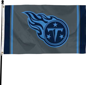 Venta al por mayor de alta calidad profesional <span class=keywords><strong>NFL</strong></span> personalizado duradero utilizado en el <span class=keywords><strong>Super</strong></span> <span class=keywords><strong>Bowl</strong></span> personalizado Tennessee Titans banderas banner - Product Image 2