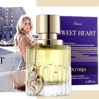 Perfume Personalizado de 40 ml, Eau de Toilette, Aroma Especiado y Frutal para Mujer, con Botella en Forma de Corazón, Larga Duración, OEM, ODM, Venta al Por Mayor