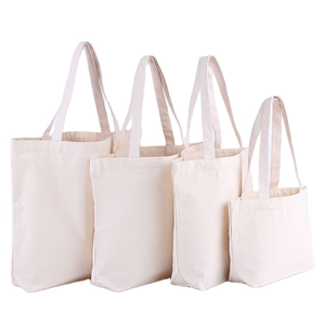 Bolsa de Compras Reutilizable de Lona de Algodón de 10oz con Logotipo Personalizado, Cierre de Cremallera, Correa para el Hombro, Patrón de Letras, Tamaños Personalizables - Product Image 1