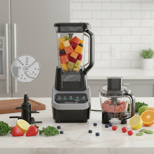 Blender électrique Ninjia, puissant <span class=keywords><strong>mixeur</strong></span> de cuisine, configuration 4 en 1, plus puissant pour la pilée de glace, blender commercial - Product Image 3