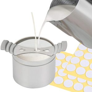 Outil de centrage de mèche de <span class=keywords><strong>bougie</strong></span> en métal, barre de mèche à triple trou, guide de mèche pour la <span class=keywords><strong>fabrication</strong></span> de bougies en pot, de bougies de soja et d'aromathérapie - Product Image 5