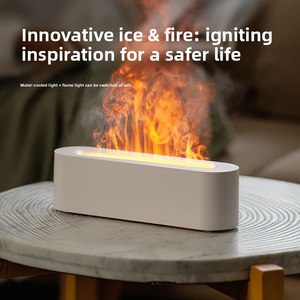 New Simulation Colorful Flame USB Waterless Aroma <strong>Diffuser</strong> 150ml Tabletop Ultrasonic Aromatherapy Machine Hotel Outdoor - Product Image 4