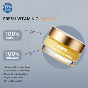 Crème pour le visage à la glycérine infusée de vitamine C, acide hyaluronique, vitamine E, collagène organique, arbutine, niacinamide, sans paraben - Product Image 2