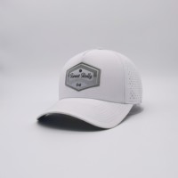 Casquettes de sport à visière incurvée en tissu tissé sur mesure pour hommes et femmes