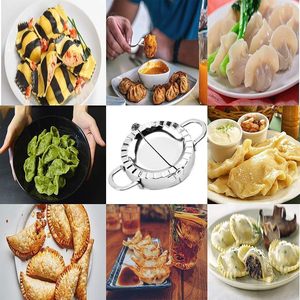 Presse à raviolis en acier inoxydable AUAM-6688, lot de 2, <span class=keywords><strong>moule</strong></span> à pierogi, <span class=keywords><strong>moule</strong></span> à wonton, sans BPA, emporte-pièce <span class=keywords><strong>pour</strong></span> pâte à raviolis - Product Image 4