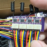 Émetteur de télécommande RF 433Mhz avec récepteur, interrupteur sans fil pour système de contrôle d'accès de porte miniature, DC3.7V 4.5V 5V 7.4V 9V