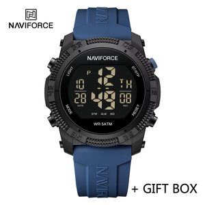 <span class=keywords><strong>Montre</strong></span> numérique LCD NAVIFORCE NF7104 pour <span class=keywords><strong>homme</strong></span>, décontractée, avec date, alarme, étanche, bracelet en silicone, <span class=keywords><strong>montre</strong></span> <span class=keywords><strong>électronique</strong></span> pour <span class=keywords><strong>homme</strong></span> - Product Image 6