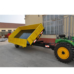 Remolque de volquete de 3 toneladas para <span class=keywords><strong>tractor</strong></span> de granja de tres lados - Product Image 5
