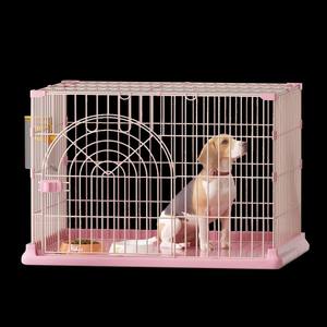 Gabbia per Cani da Interno in Ferro, da Piccola a Grande, Robusta con Motivo a Puntini, Trasportino in Metallo con Vassoio in Plastica - Product Image 4