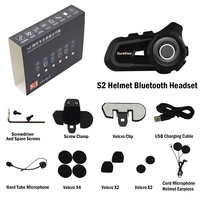 Nouveau modèle privé S2 Intercom de casque ABS fourni par l'usine Europhone, communication 2 personnes 800m, accessoires moto, garantie 1 an