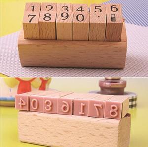 Simple en bois mignon Mini sceau bricolage journal sceau combinaison petit timbre - Product Image 3
