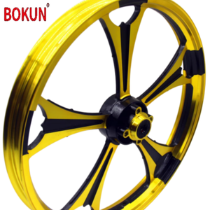 Rines de Motocicleta de Aleación de Aluminio Forjado de Cinco Radios Color Dorado Serie <span class=keywords><strong>BOKUN</strong></span> GN125, Envío Directo de Fábrica - Product Image 3