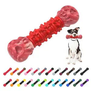 Brosse à dents pour chien en caoutchouc durable et non toxique Jouet Bâton de dents molaires Jouet de nettoyage des dents à mâcher Jouets interactifs pour animaux de compagnie pour chiens