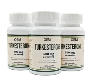 Ajuga Turkesterone Turkestanica Estratto 500 mg 60 Capsule Integratore Energetico Nutrizione Sportiva Fitness per Forza Muscolare - Product Image 2