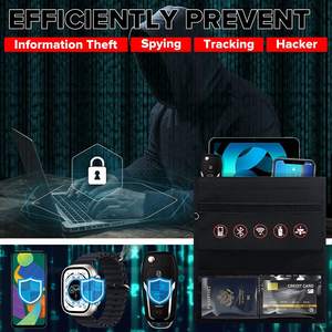 Grands sacs Faraday pour téléphones, clés <span class=keywords><strong>de</strong></span> voiture, pochette étanche bloquant le signal, bloqueur <span class=keywords><strong>de</strong></span> signal <span class=keywords><strong>de</strong></span> téléphone <span class=keywords><strong>portable</strong></span>, clé <span class=keywords><strong>de</strong></span> voiture/WiFi/RFID/GPS, sac Faraday - Product Image 4