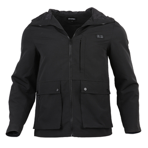 Chaqueta con logotipo personalizado para hombre Ropa de senderismo de invierno Motocicleta con calefacción Impermeable Esquí Softshell Chaquetas de hombre <span class=keywords><strong>al</strong></span> aire libre a granel - Product Image 2