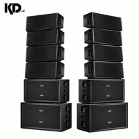 Système de sonorisation professionnel pour scène live, subwoofer de 18 pouces, double système Line Array de 10 pouces, contreplaqué de bouleau haute résolution