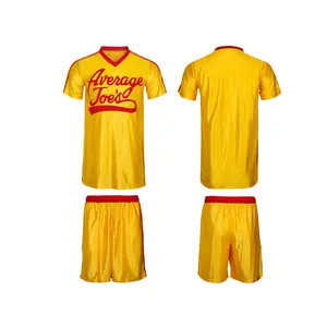 Unisex Dodge Ball film BenStiller Joe Jersey sarı ortalama Joe amerika futbol forması
