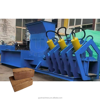 2025 nouveau lancement Coco tourbe extrudeuse Machine 5kg Coco Husk Fiber Cocopeat presse Machine pour matériaux polyvalents