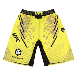 กางเกงขาสั้นออกกำลังกายแห้งเร็วรุ่นใหม่ สำหรับ MMA ยิวยิตสู ซานด้า มวยไทย และมวย กางเกงลำลองสำหรับวิ่งและออกกำลังกายในยิม พร้อมโลโก้ด้านหน้า - Product Image 6
