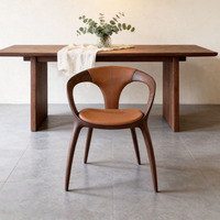 Fauteuil moderne en bois massif, durable et écologique, pour salon extérieur et mobilier de maison