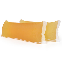 Colle adhésive thermofusible de bloc transparent jaune PSA pour étiquette en papier permanente et étiquette de prix