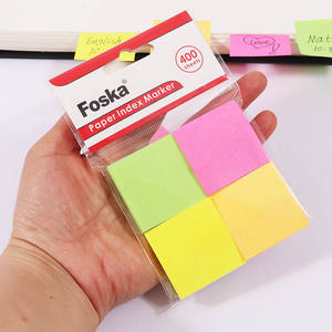 Forme carrée 1,5*1,5 pouces, multicolores, inscriptibles et <span class=keywords><strong>repositionnables</strong></span>, bandes de marque-pages pour annoter les livres et les carnets - Product Image 6