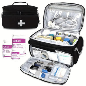 Sac médical d'urgence personnalisé de grande taille, boîte de rangement portable pour les premiers soins en famille, design unique et tendance, sac à outils médicaux - Product Image 5