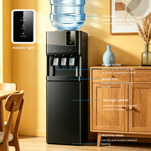 Dispensador de Agua Fría y Caliente de Carga Superior 110V 220V - Product Image 1
