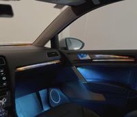 Kit d'éclairage d'ambiance pour voiture, prix d'usine, vente chaude, pour Volkswagen Golf 7 MK7 2017-2021, arc-en-ciel 64 couleurs, LHD/RHD, LED intérieur