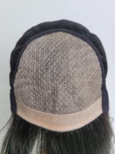 Perruque en cheveux humains Bob légère de 10 pouces, à clipser, avec bonnet respirant pour les patients en chimiothérapie, couleur naturelle, nouée à la main, petite taille - Product Image 6