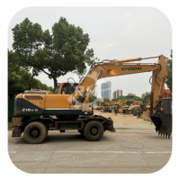 Excavatrice mobile d'occasion HYUNDAI R210W-9 21 tonnes, fournisseur de pelles d'occasion pour projets municipaux R210W-9S R210W-7 R210WVS