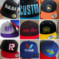 Casquettes de baseball hip-hop avec logo personnalisé 6 panneaux broderie 3D plat Bill Snapback chapeaux adultes décontracté Gorras vente en gros de casquettes de baseball hip-hop à la mode