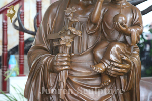 Iglesia Religiosa Decoración Bronce <span class=keywords><strong>Joseph</strong></span> Con Niño Jesús Estatua Esculturas para la venta - Product Image 4