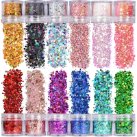 Poudre acrylique en vrac Cloverfei Private Label Gothic Foil Flake pour projets de mode alternative et salons de manucure