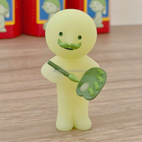 Kolom baru mainan Model Action Figure kotak misteri boneka hijau cahaya malam seri Museum Smiskis malaikat Sonny untuk hadiah kejutan