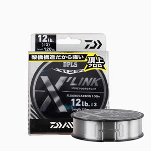 <span class=keywords><strong>DAIWA</strong></span> STEEZS FLUORO X LINK alta calidad 120m <span class=keywords><strong>monofilamento</strong></span> transparente Alambre de pesca Japón Nylon OEM 2-200lb línea flotante de fibra de carbono - Product Image 6