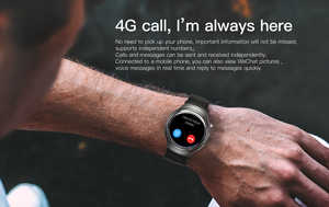 Nhà Sản Xuất Người Đàn Ông Gps Android Sim Thẻ 4G Đồng Hồ Mới Cuộc Gọi Điện Thoại SOS GPS 4G LTE Smartwatch Không Thấm Nước Thế Giới Thời Gian Thông Minh Đồng Hồ 2024 - Product Image 5