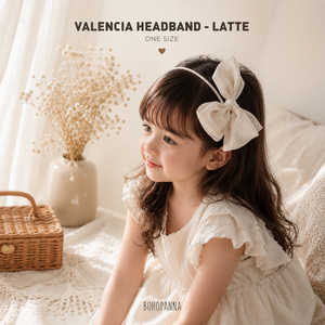 Élégant serre-tête latte pour petites filles, conçu pour ajouter une touche douce et stylée à chaque tenue, confortable et tendance. - Product Image 3