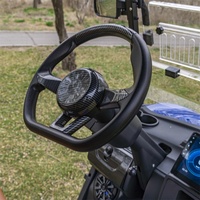 Voiture de golf électrique de luxe MEEKO MK-4S à 4 places avec lumières LED et Bluetooth