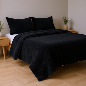 Manta Tejida Nórdica de Color Sólido, Textil para el Hogar, Tamaño Matrimonial/Individual XL, Loket - Product Image 2