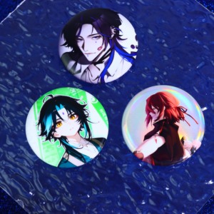 Miễn Phí Thiết Kế Có Sẵn Pin Maker 44Mm 58Mm 75Mm Phản Quang Thăng Hoa In Ấn Các Loại Trống Kim Loại Biểu Tượng Tùy Chỉnh Huy Hiệu Pin Nút - Product Image 5