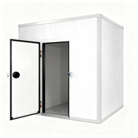 Boîte de stockage frigorifique portable à montage rapide, petit refroidisseur pour le stockage temporaire de fleurs et de fruits en extérieur sur la ferme