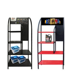 ชั้นวางน้ำมันเครื่องยนต์สำหรับร้านค้าปลีกชั้นวางน้ำมันเครื่องมอเตอร์โลหะมีสไตล์และใช้งานได้จริงสำหรับการจัดเก็บที่สะดวก - Product Image 1